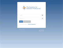 Tablet Screenshot of addictionacademy.digitalchalk.com